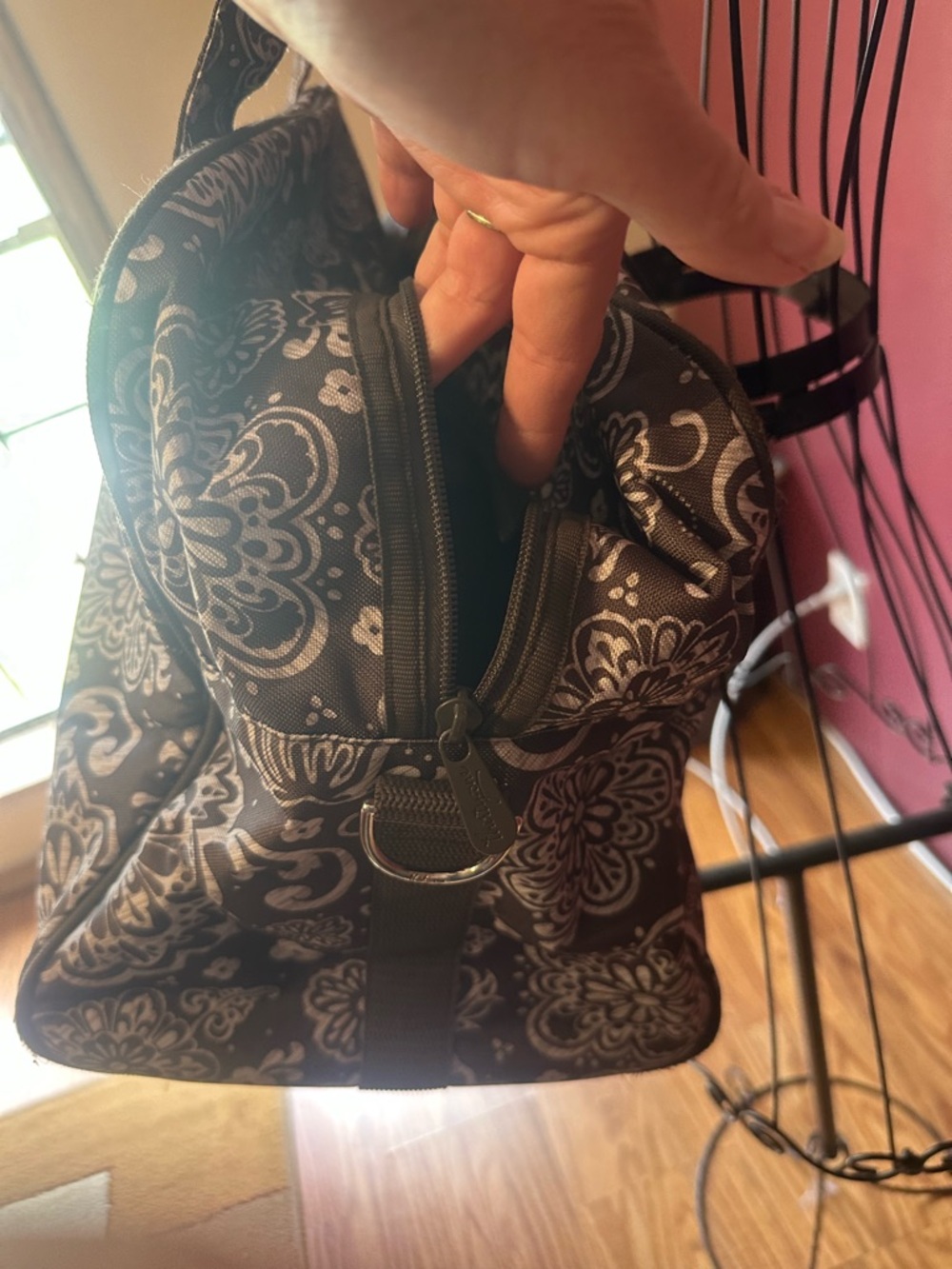 Thirty one woodblock floral large weekender duffle bag - Picture 2 of 14